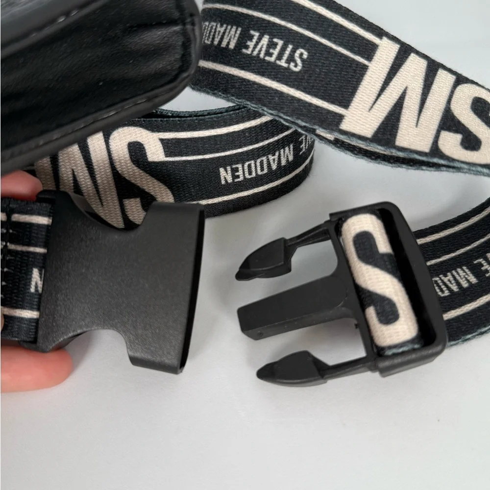 Steve Madden Black Crossbody Bag, Black - Picture 5 of 10